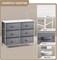 Sorbus 6 Drawers Dresser- Storage Unit with Steel Frame, Wood Top, Fabric Bins - for Bedroom, Closet, Office and more